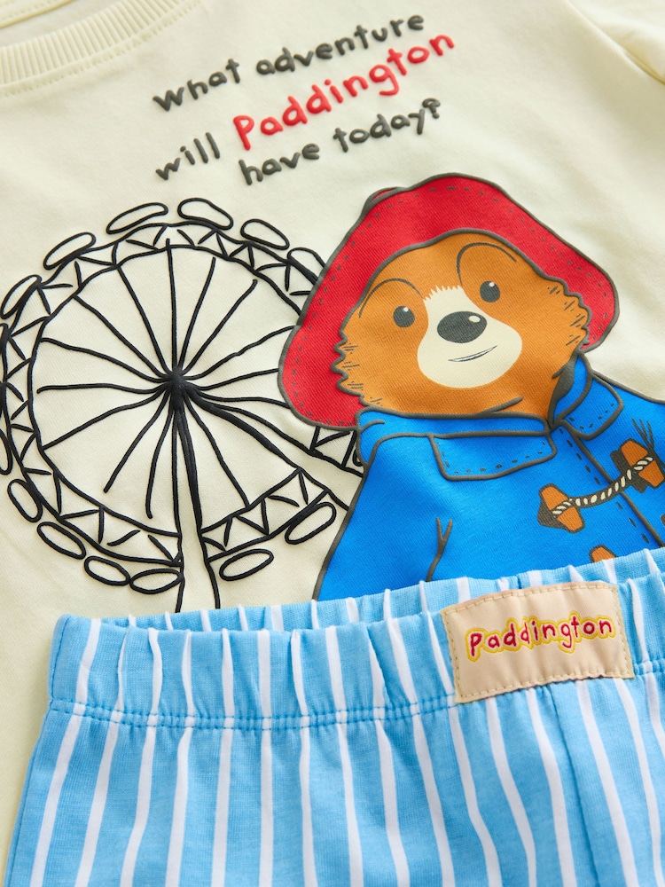 Blue/Yellow Single Paddington Short Pyjamas (9mths-8yrs) - Image 5 of 5