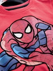 Black/Red Spiderman Short Pyjamas 3 Pack (12mths-10yrs) - Image 12 of 13