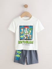 Black/Green/Blue/Whie Toy Story Short Pyjamas 2 Pack (9mths-8yrs) - Image 3 of 6