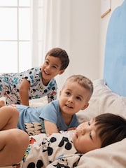 レッド/ブルー/クリーム - Mickey Mouse ショートパジャマ 3 点セット（9か月～9歳） - 画像 2 / 5