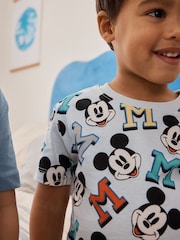 レッド/ブルー/クリーム - Mickey Mouse ショートパジャマ 3 点セット（9か月～9歳） - 画像 4 / 5