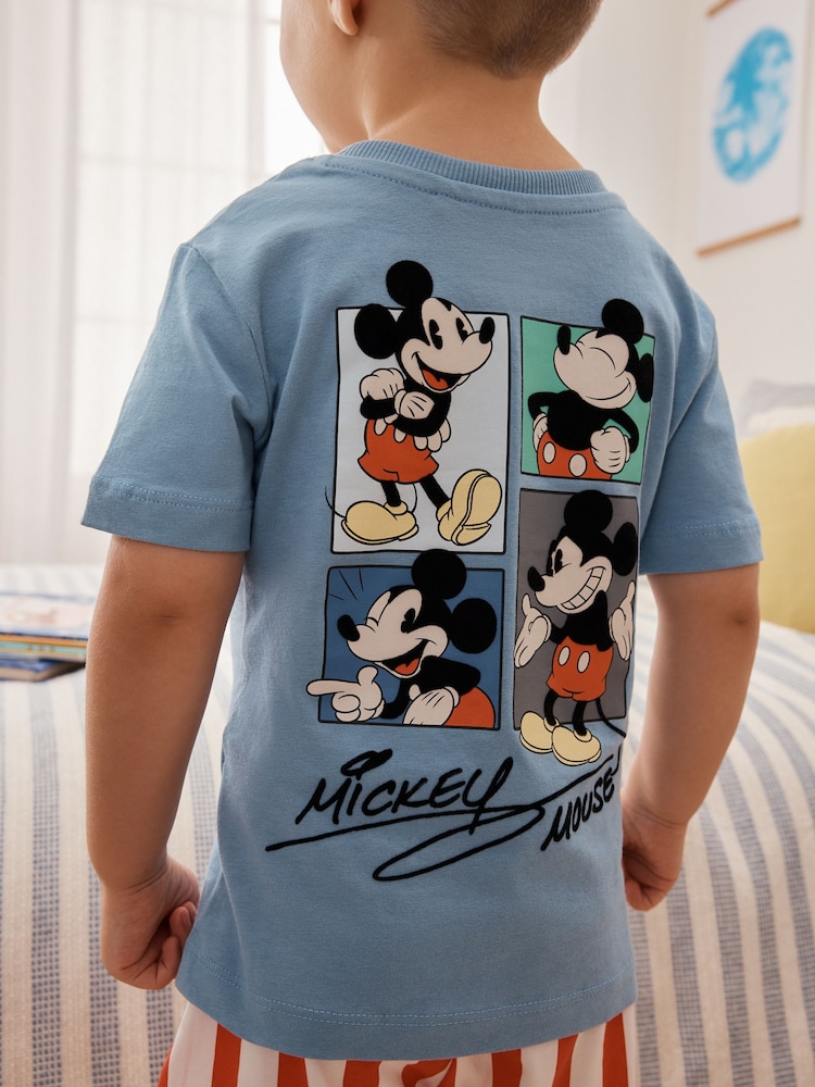 レッド/ブルー/クリーム - Mickey Mouse ショートパジャマ 3 点セット（9か月～9歳） - 画像 5 / 5