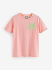 Superdry Pink Roadside Trade Relaxed T-Shirt - Image 1 of 1