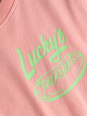 Superdry Pink Roadside Trade Relaxed  T-Shirt - Image 2 of 2