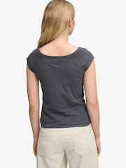 Superdry Charcoal Grey Essential Off-Shoulder Top - Image 6 of 8