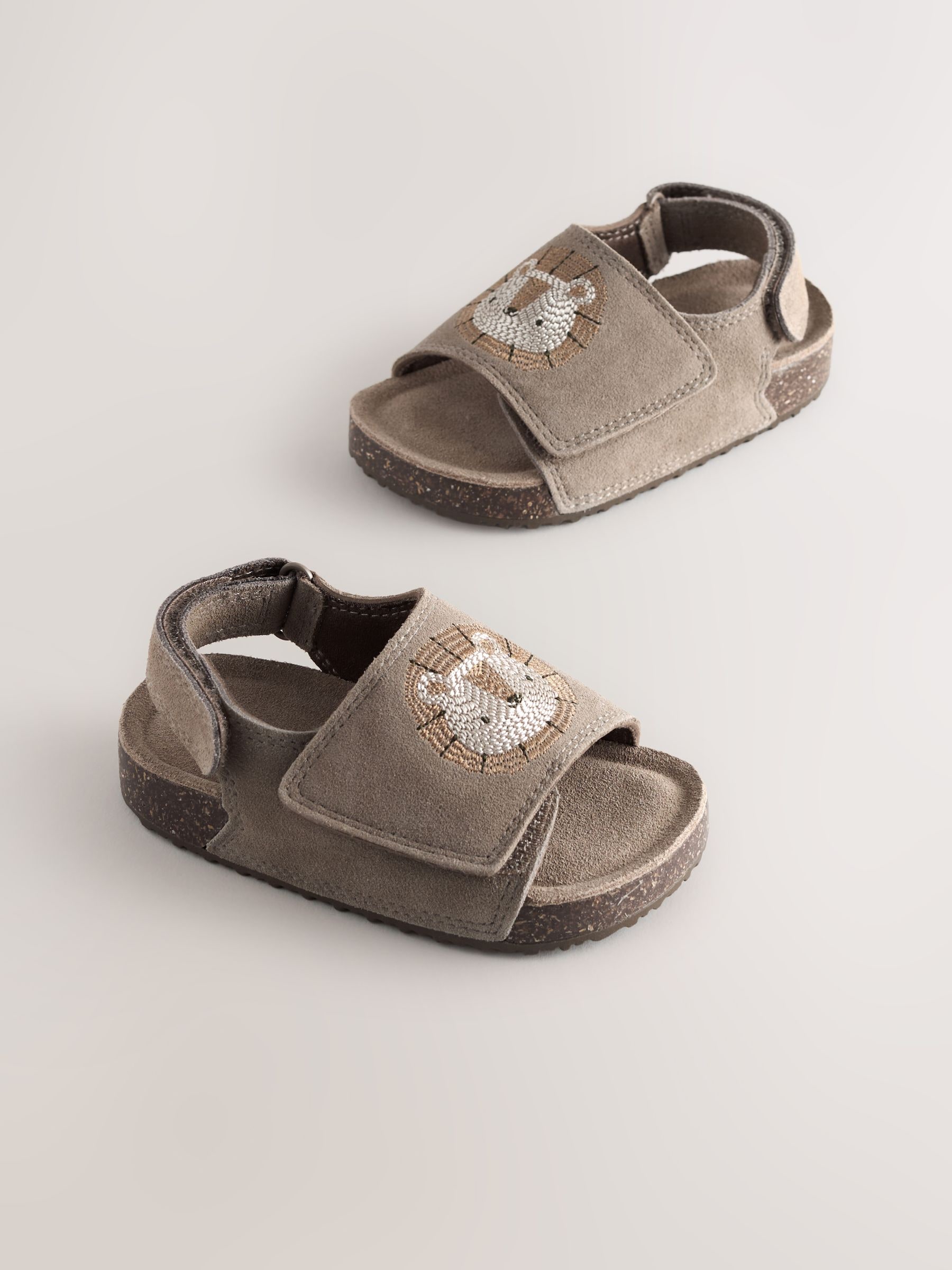 Luxe Short Cover ダークグレー（LUX-SHC-DG） Buy Нейтральний лев - Touch Fastening Leather Slider Sandals з