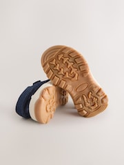 海軍藍 - Leather Touch Fastening Trekker Sandals - 圖片 3/5