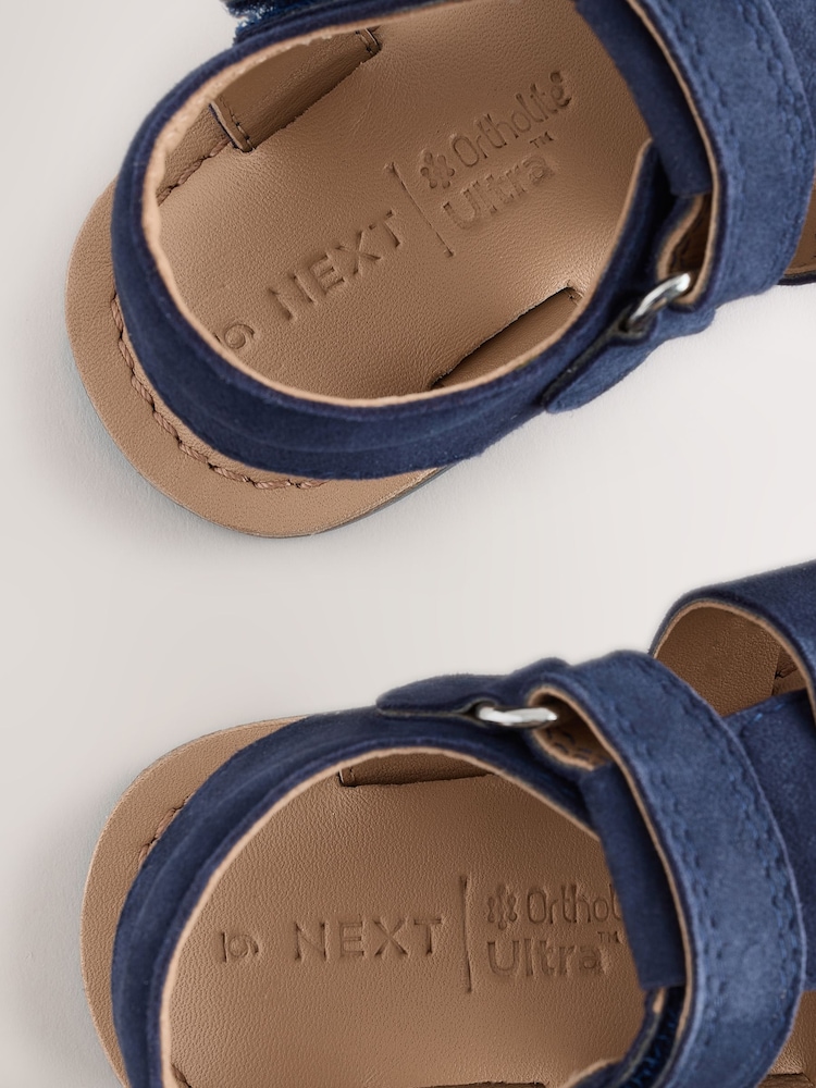 Navy Leather Fisherman Sandals - Image 5 of 5