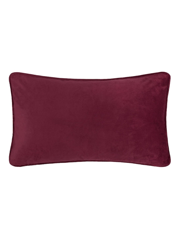 Furn Angel White Good Witch Embroidered Velvet Cushion - Image 2 of 4 Furn Angel White Good Witch Embroidered Velvet Cushion - Image 2 of 4