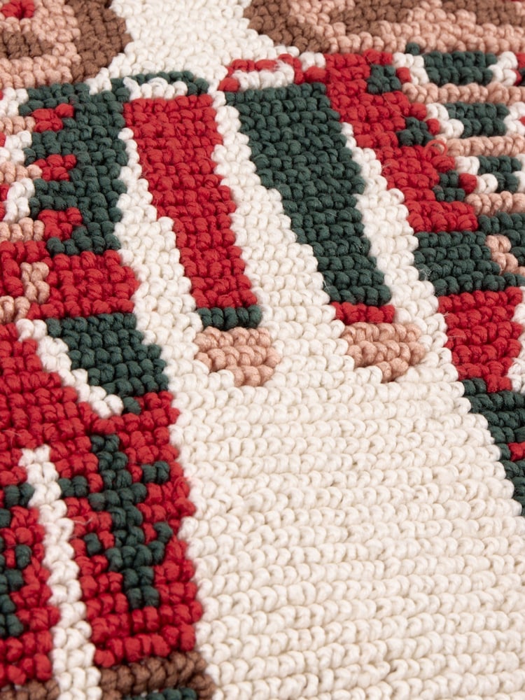 Furn Multicolour Nutcracker Trio Tufted Cushion - Image 4 of 4