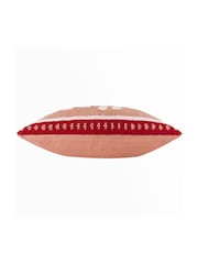 Furn Pink Red Cando Ho Ho Ho Tufted Cushion - Image 3 of 4