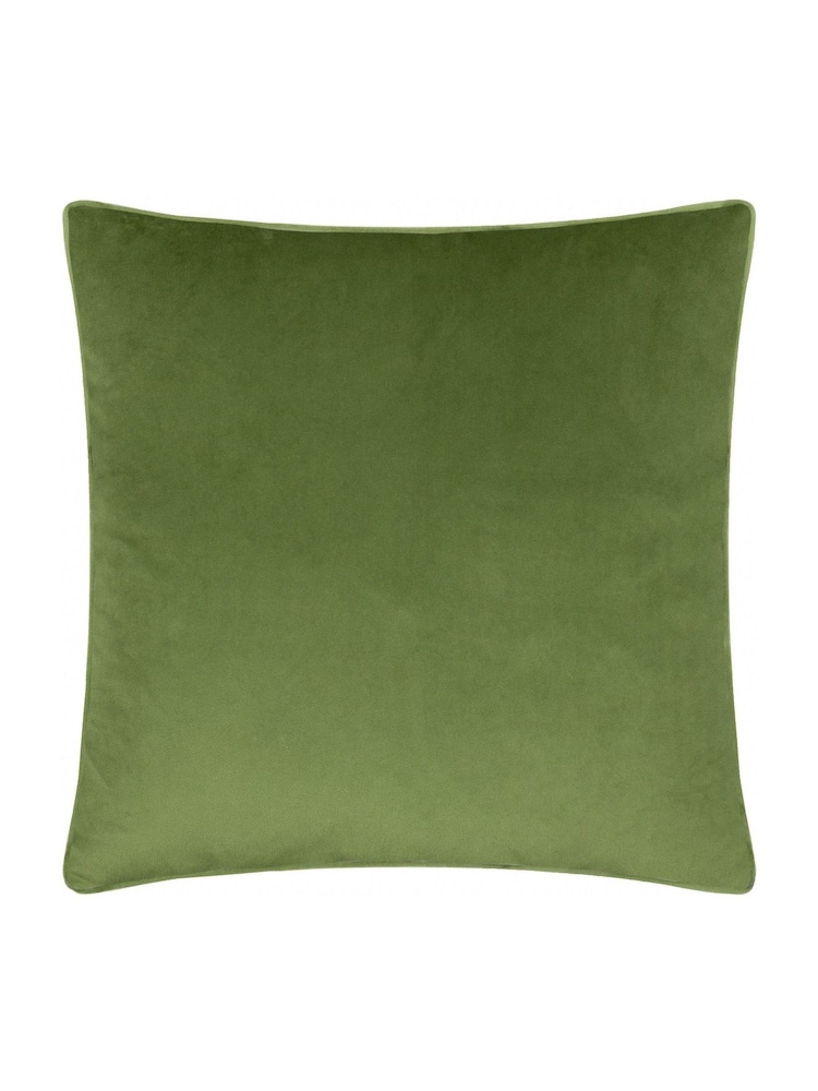 Wylder Multicolour Pumpkin Spice Piped Velvet Cushion - Image 2 of 4