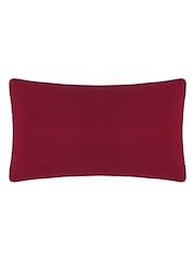 Furn Snow Berry Joy To All Embroidered Velvet Cushion - Image 2 of 4