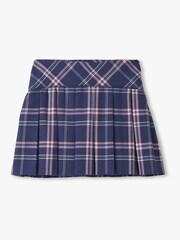 Hatley Blue Preppy Plaid Pleated Skirt - Image 2 of 2