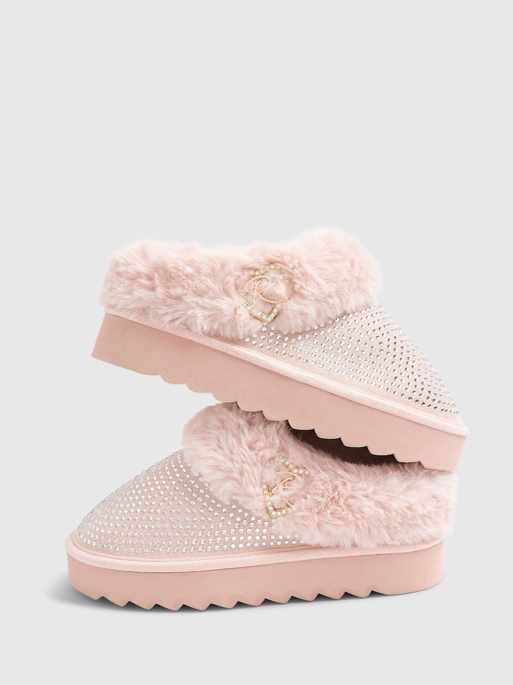 River Island Pink Heatseal Slippers - Image 5 of 5
