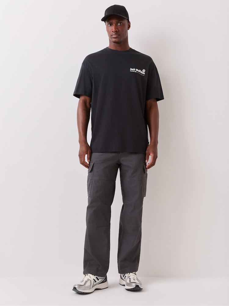 Jack Wolfskin Black Confident T-Shirt - Image 2 of 7