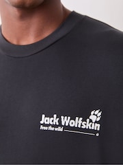 Jack Wolfskin Black Confident T-Shirt - Image 4 of 7