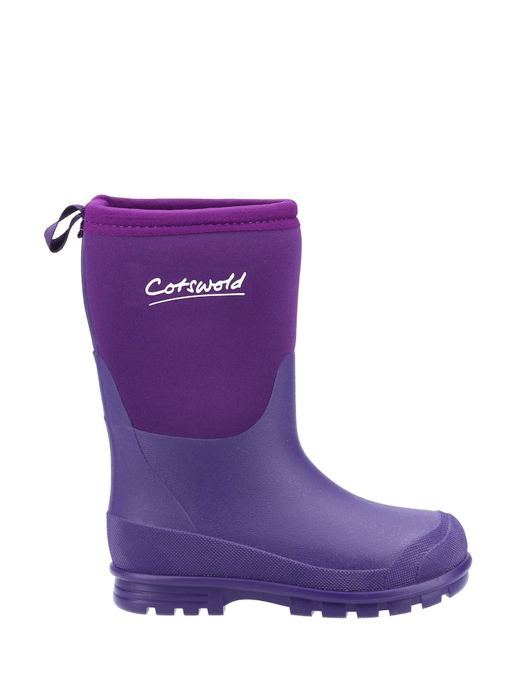 Cotswolds Hilly Neoprene Childrens Wellington Wellies - Image 1 of 3 Cotswolds Hilly Neoprene Childrens Wellington Wellies - Image 1 of 3