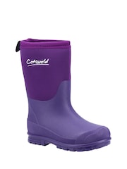 Cotswolds Hilly Neoprene Childrens Wellington Wellies - Image 2 of 3