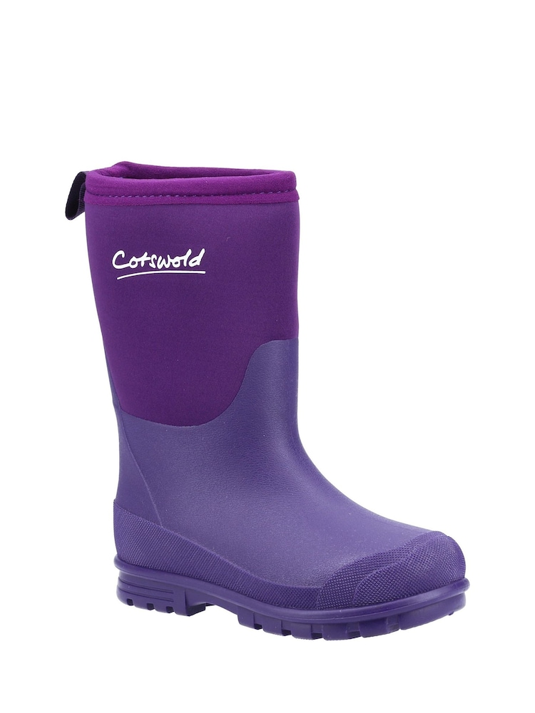 Cotswolds Hilly Neoprene Childrens Wellington Wellies - Image 2 of 3