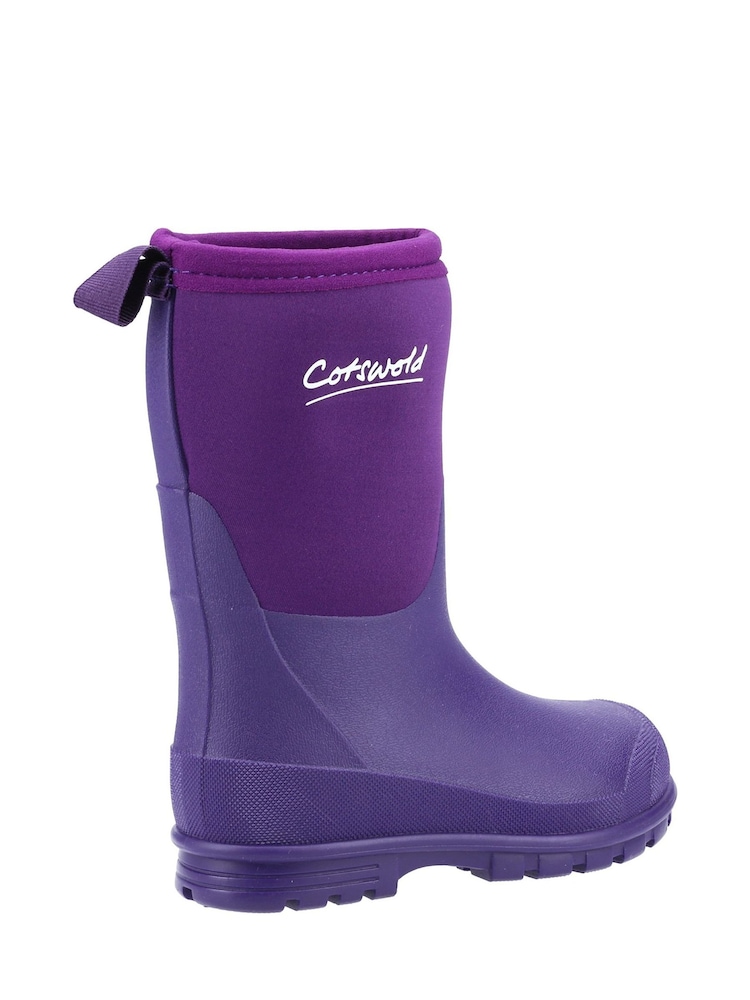 Cotswolds Hilly Neoprene Childrens Wellington Wellies - Image 3 of 3 Cotswolds Hilly Neoprene Childrens Wellington Wellies - Image 3 of 3