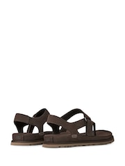 UGG Grey Goldengaze Toe Post Sandals - Image 4 of 7