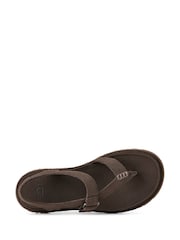UGG Grey Goldengaze Toe Post Sandals - Image 5 of 7