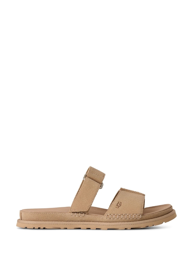 UGG Natural Goldengaze Slide Sandals - Image 1 of 7 UGG Natural Goldengaze Slide Sandals - Image 1 of 7