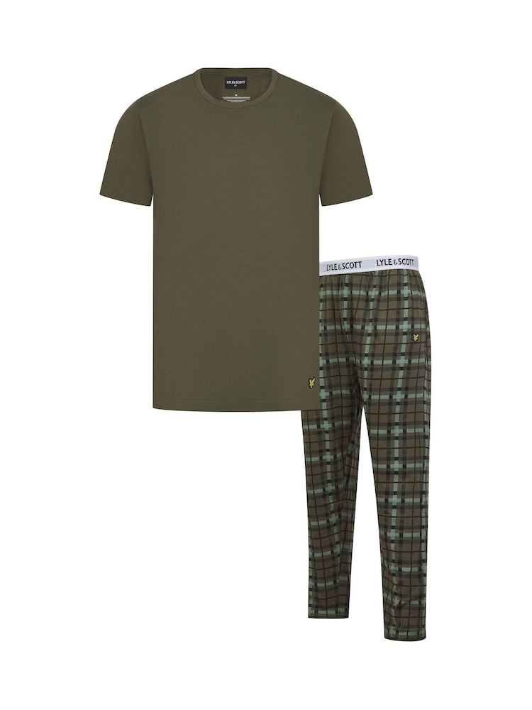 Lyle & Scott Green Percival Loungewear Set - Image 1 of 6 Lyle & Scott Green Percival Loungewear Set - Image 1 of 6