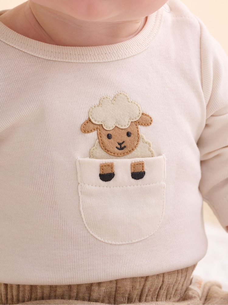 Purebaby Natural 3 Piece Gift Set - Image 5 of 5