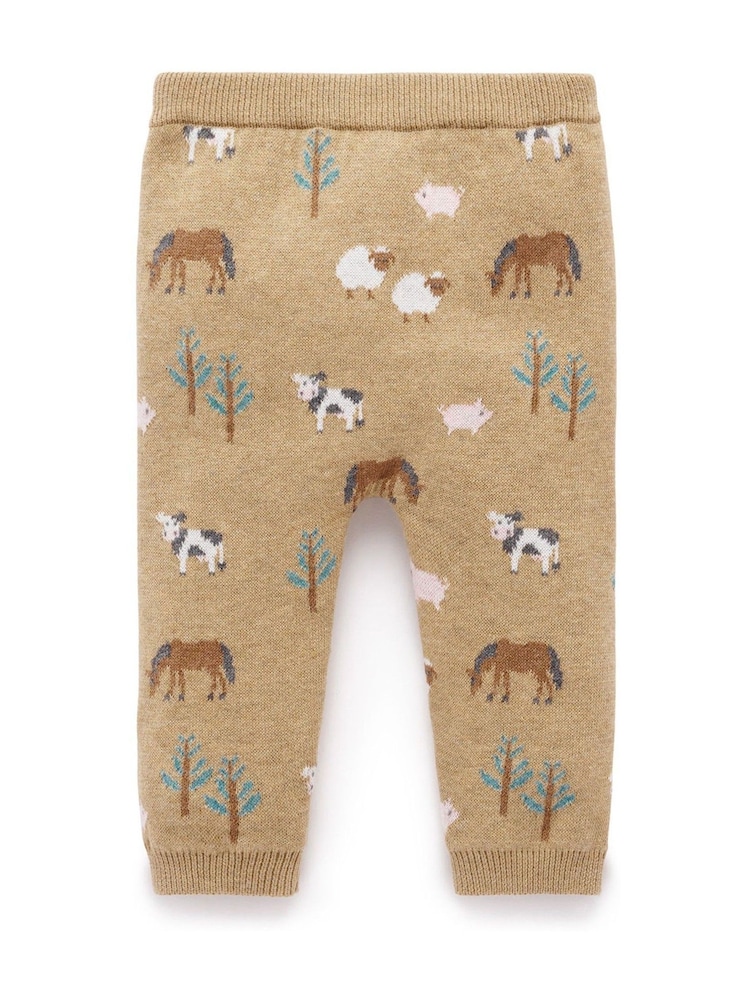 Purebaby Natural On The Farm Leggings - Image 1 of 3