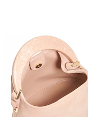 Dune London Pink Dharla Moulded Handle Scoop Bag - Image 3 of 5