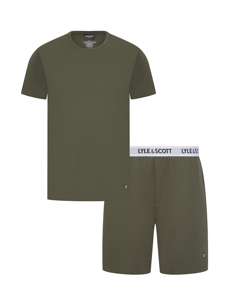 Lyle & Scott Green Charlie Loungewear Set - Image 1 of 6 Lyle & Scott Green Charlie Loungewear Set - Image 1 of 6