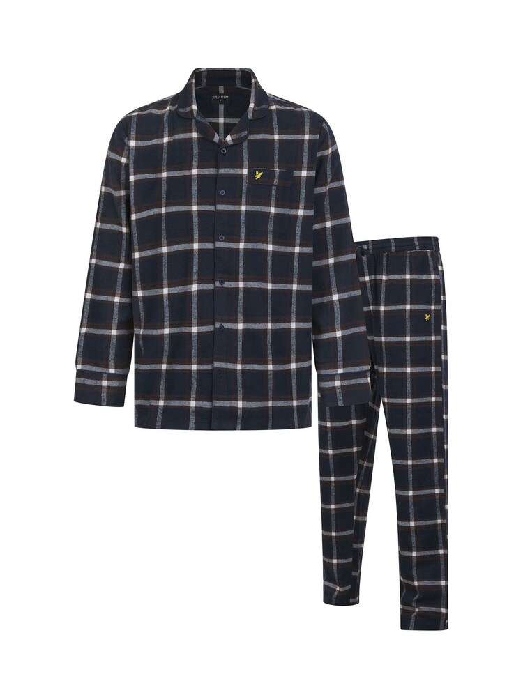 Lyle & Scott Blue Julian Pyjamas Set - Image 1 of 6