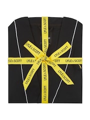 Lyle & Scott Black Kobe Kimono Robe - Image 2 of 3