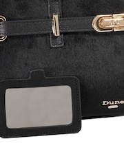 Dune London Black Depend East West Medium Tote Bag - Image 3 of 4