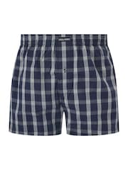 Lyle & Scott Blue Robinson Woven Boxers 3 Pack - Image 2 of 4