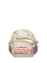 Crocs Cream Crocband Cruiser Glow Confetti Band Sandals - Image 4 of 6