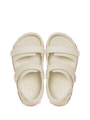 Crocs Cream Crocband Cruiser Glow Confetti Band Sandals - Image 5 of 6