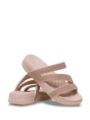 Crocs Pink Getaway Gems Strappy Sandals - Image 2 of 6