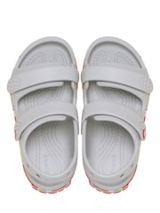 Crocs Grey Crocband Cruiser Glow Confetti Band Sandals - Image 5 of 6