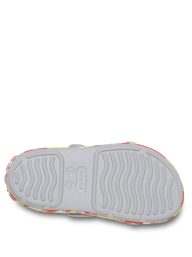 Crocs Grey Crocband Cruiser Glow Confetti Band Sandals - Image 6 of 6