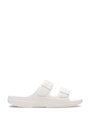 Crocs White Classic Saturday Sandals Women - Image 1 of 6