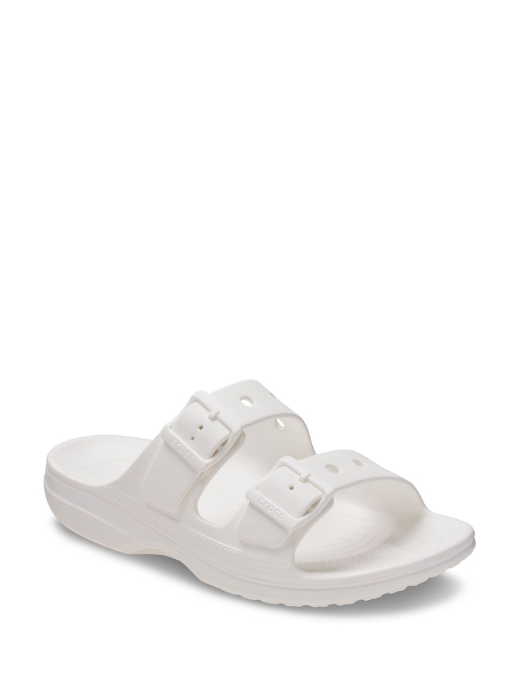 Crocs White Classic Saturday Sandals Women - Image 2 of 6