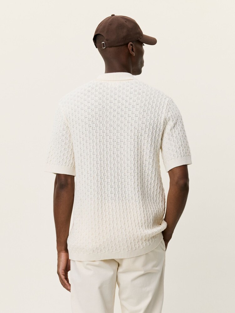 Les Deux White Gespertus Knitted Shirt - Image 2 of 6