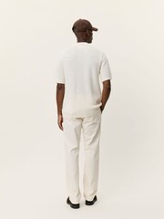 Les Deux White Gespertus Knitted Shirt - Image 3 of 6