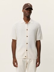 Les Deux White Gespertus Knitted Shirt - Image 5 of 6