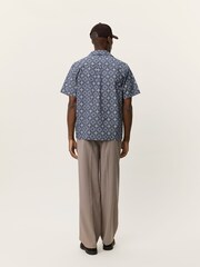 Les Deux Blue Lukas Arabesque Shirt - Image 5 of 7