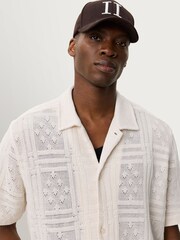 Les Deux White Hector Pointelle Textured Shirt - Image 3 of 7
