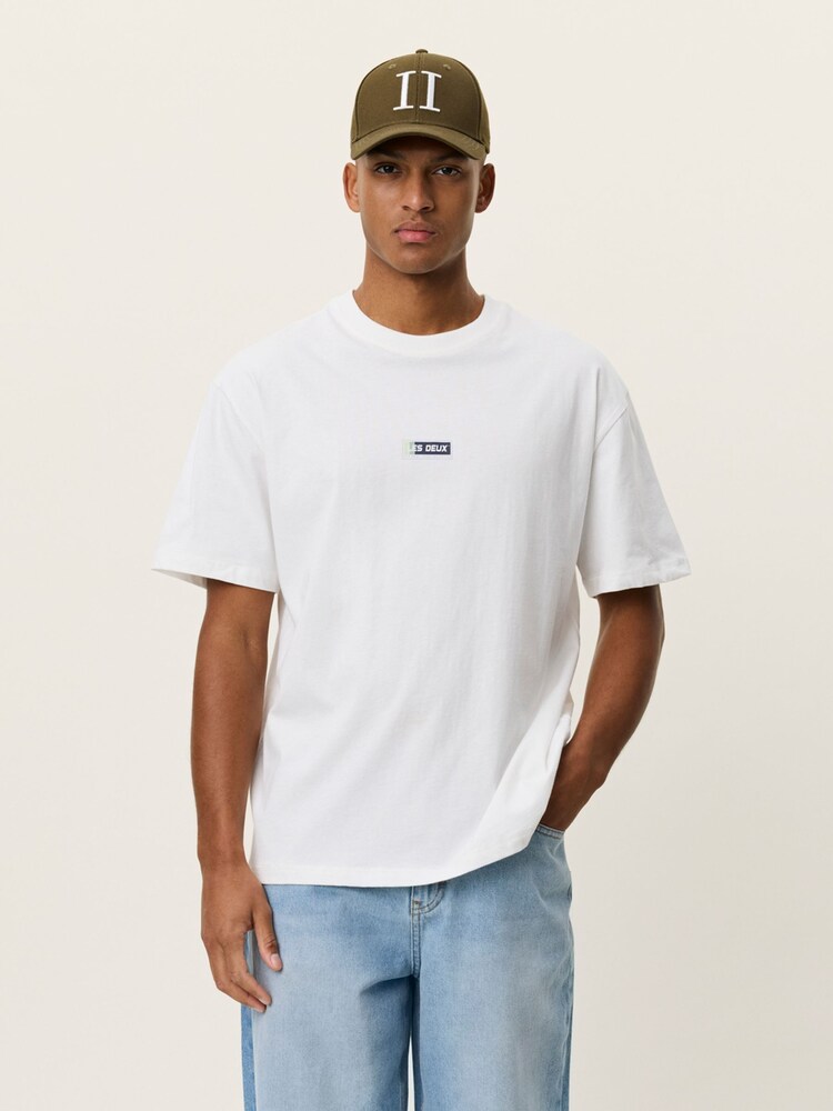 Les Deux White Chase Sport Print T-Shirt - Image 1 of 6